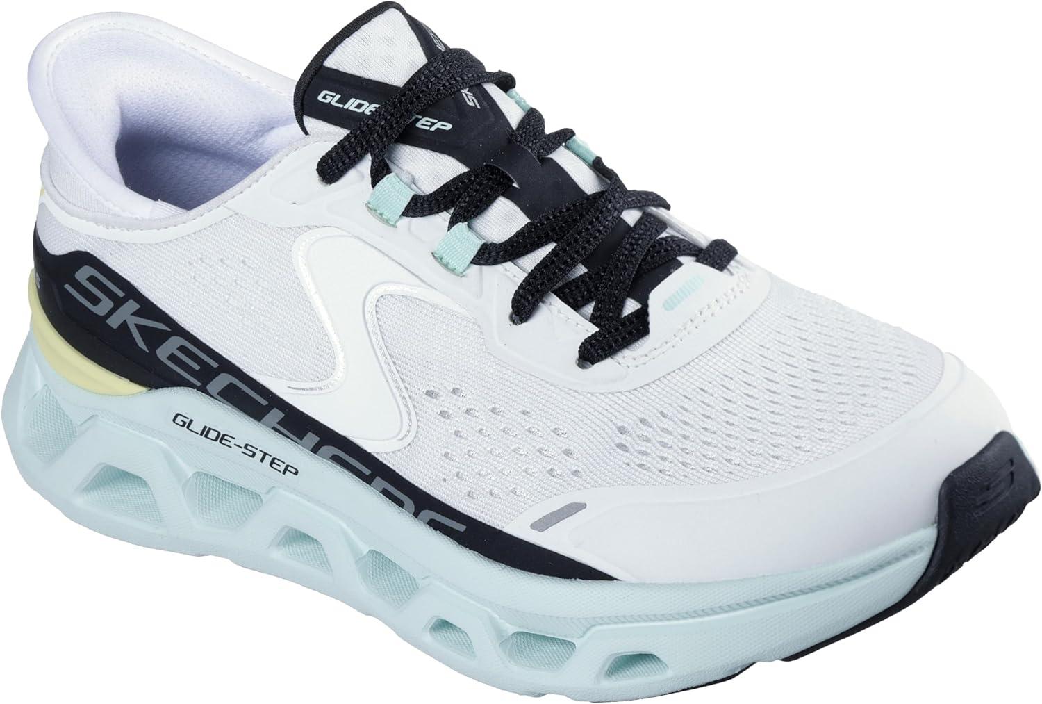 imageSkechers Womens GlideStep Atlus Hands Free SlipinsWmltwhiteMulti