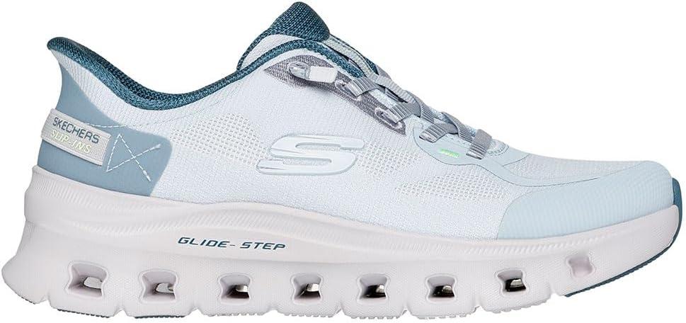 imageSkechers Womens GlideStep Pro Hands Free SlipinsBlue Mesh Multi Trim