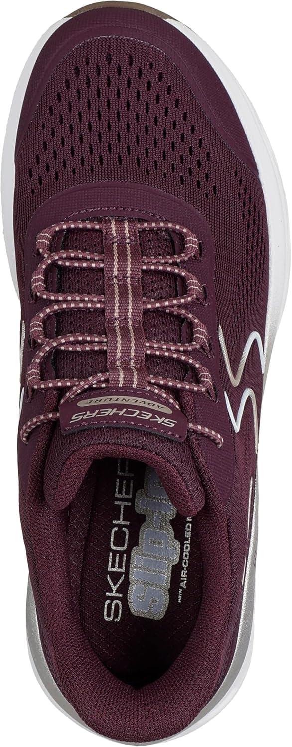 imageSkechers Womens GlideStep Sole Hands Free SlipinsBugdburgundyGold