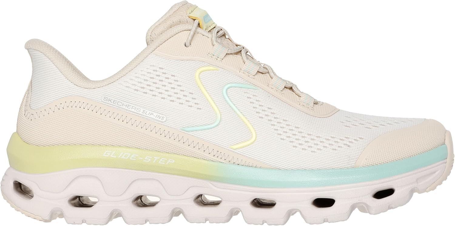 imageSkechers Womens GlideStep Sole Hands Free SlipinsNtmtnaturalMulti