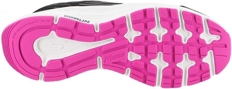 imageSkechers Womens Go Run Consistent 20 AdvantageBlackFuchsia