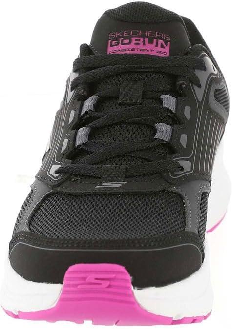 imageSkechers Womens Go Run Consistent 20 AdvantageBlackFuchsia