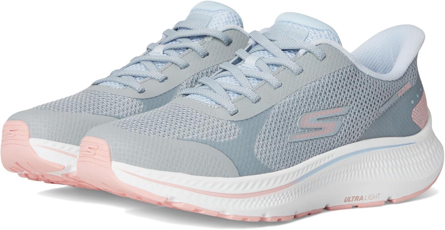 imageSkechers Womens Go Run Consistent 20 Captiva Hands Free SlipinsGrayLight Blue