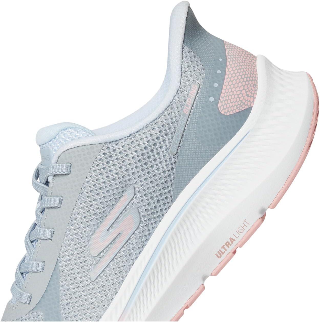 imageSkechers Womens Go Run Consistent 20 Captiva Hands Free SlipinsGrayLight Blue