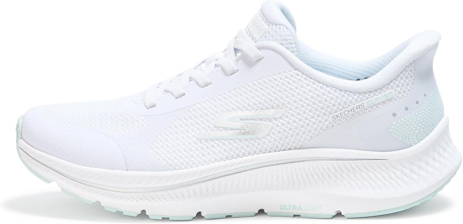 imageSkechers Womens Go Run Consistent 20 Captiva Hands Free SlipinsWhiteLight Blue