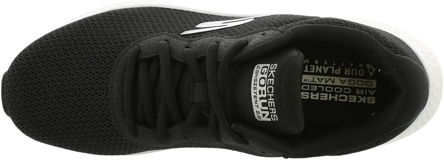 imageSkechers Womens Go Run Consistent 20 EngagedBlackSilver