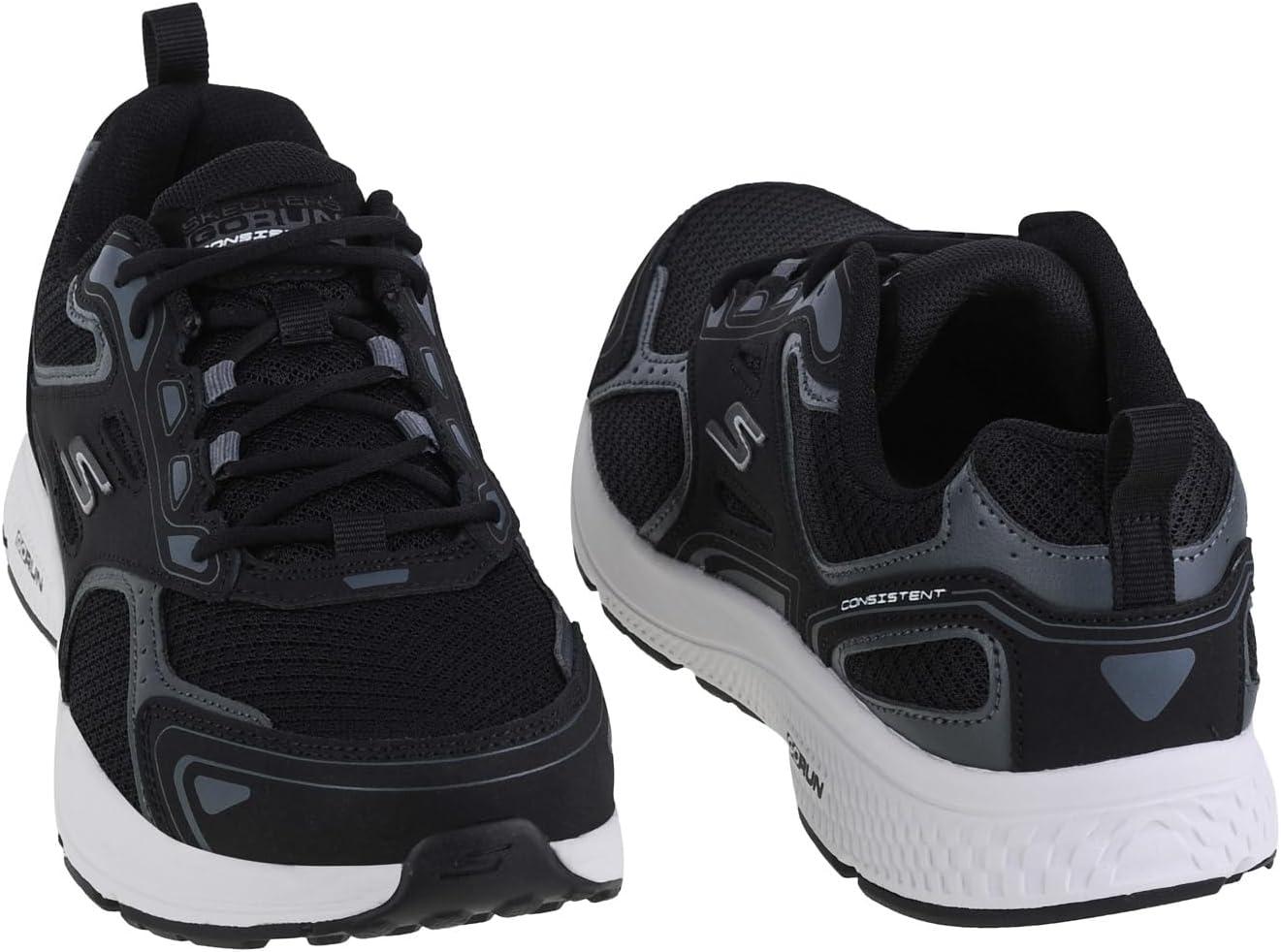 imageSkechers Womens Go Run Consistent SneakerBlackWhite