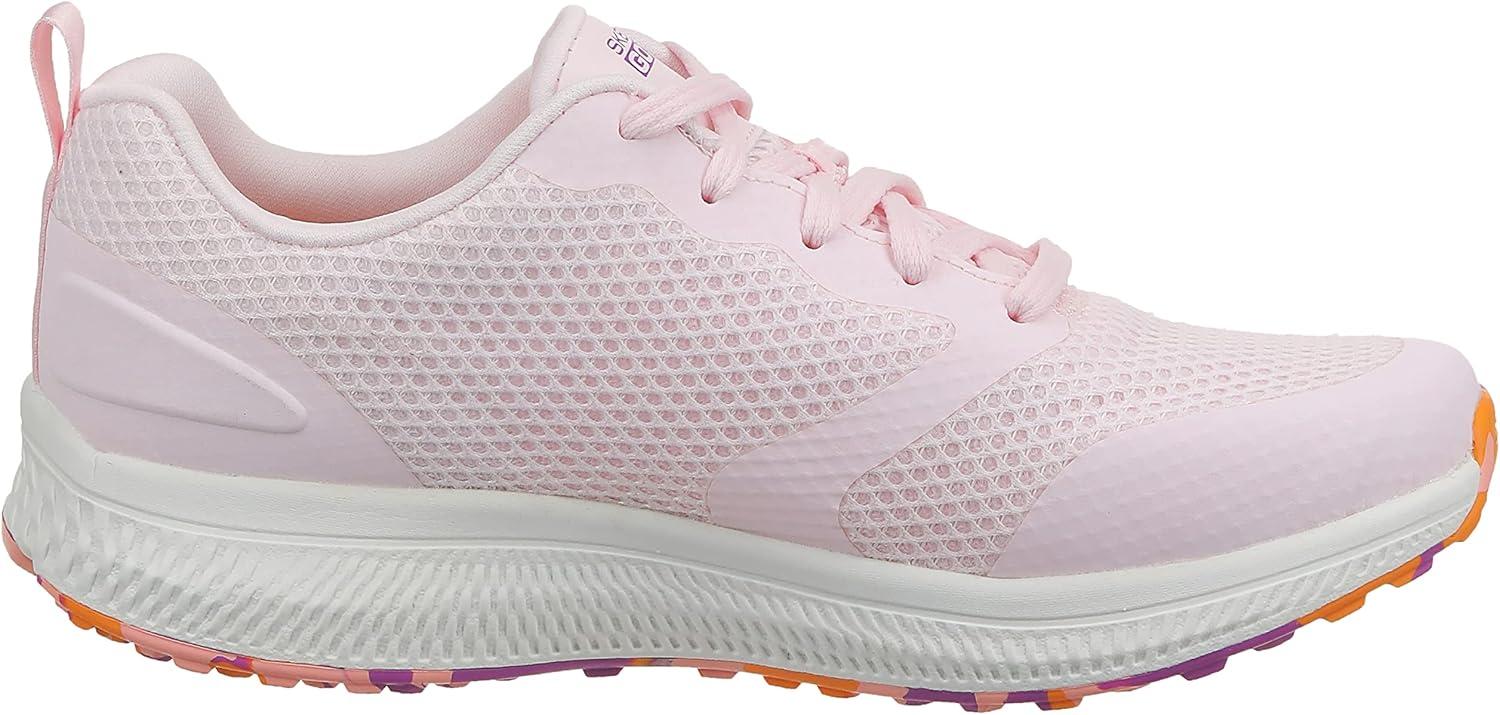 imageSkechers Womens Go Run Consistent SneakerPink Textile Purple Trim