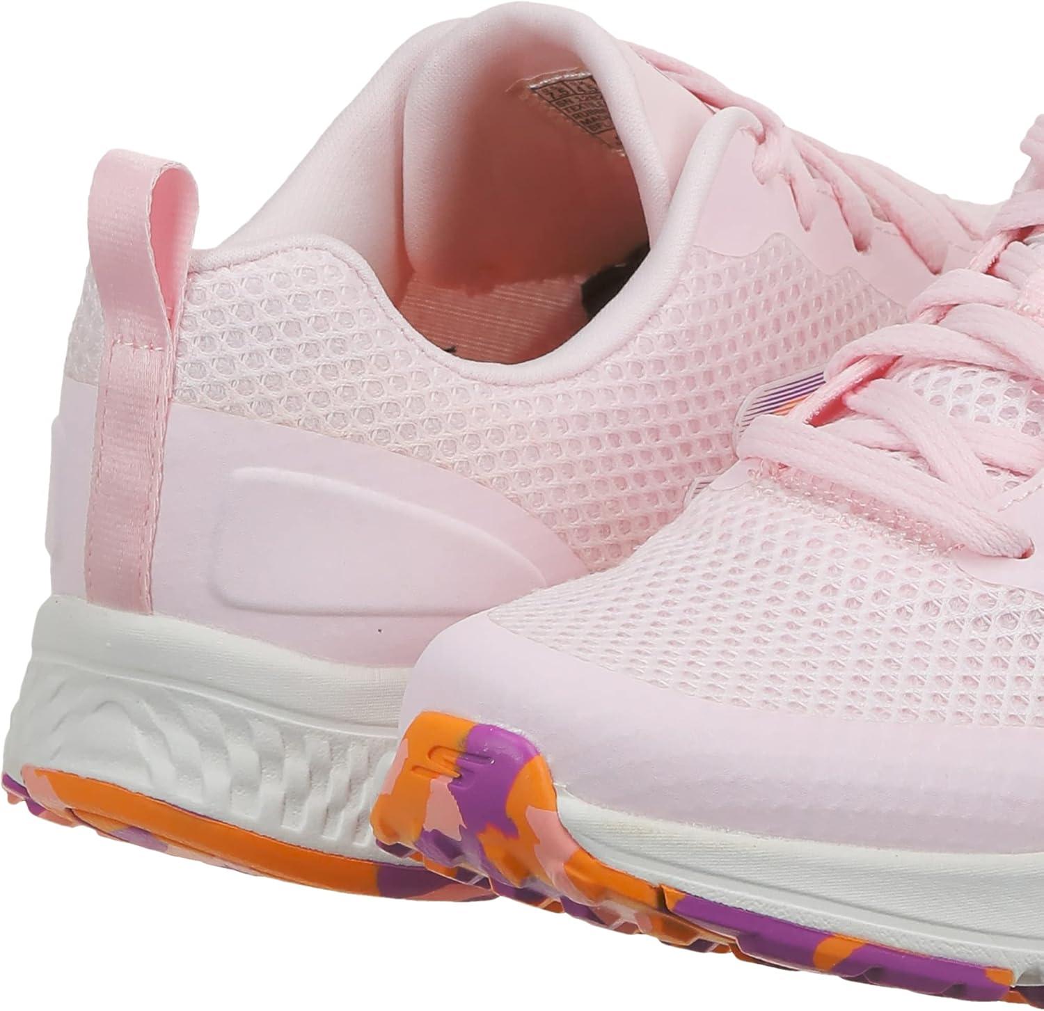 imageSkechers Womens Go Run Consistent SneakerPink Textile Purple Trim
