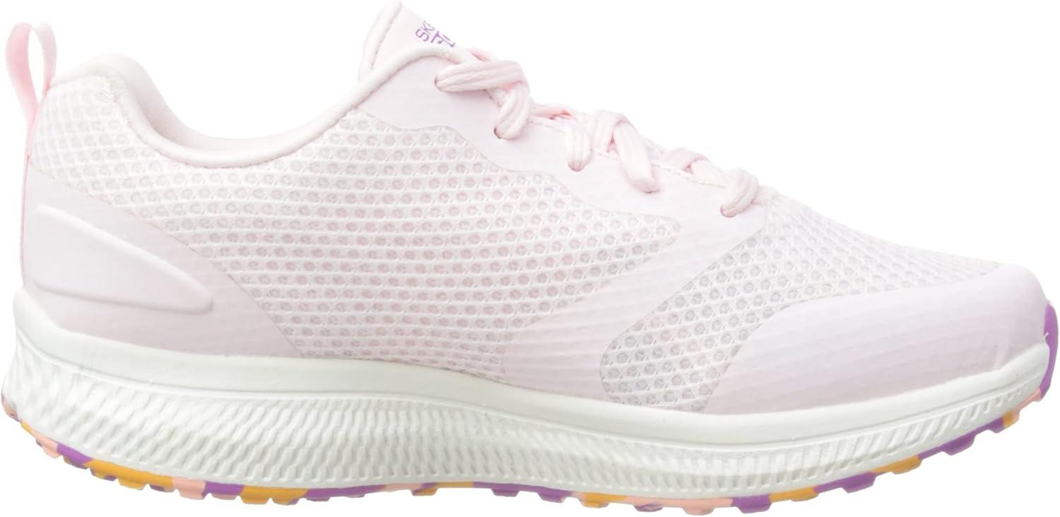 imageSkechers Womens Go Run Consistent SneakerPink Textile Purple Trim