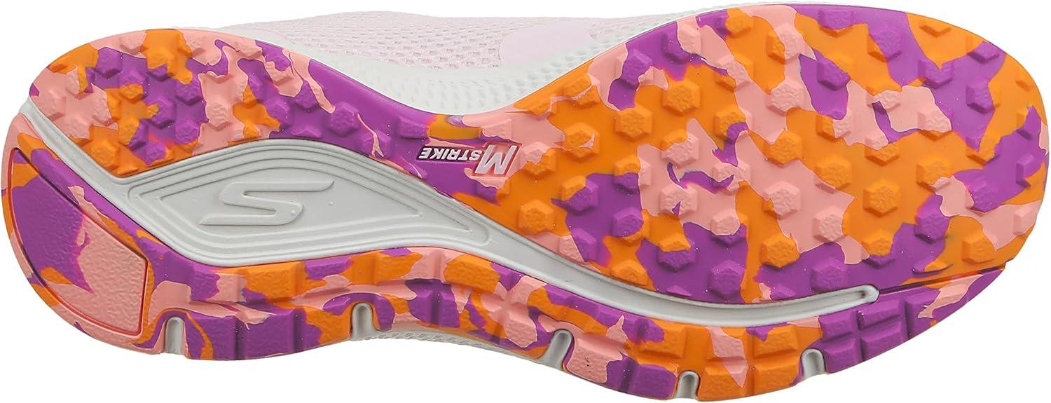 imageSkechers Womens Go Run Consistent SneakerPink Textile Purple Trim