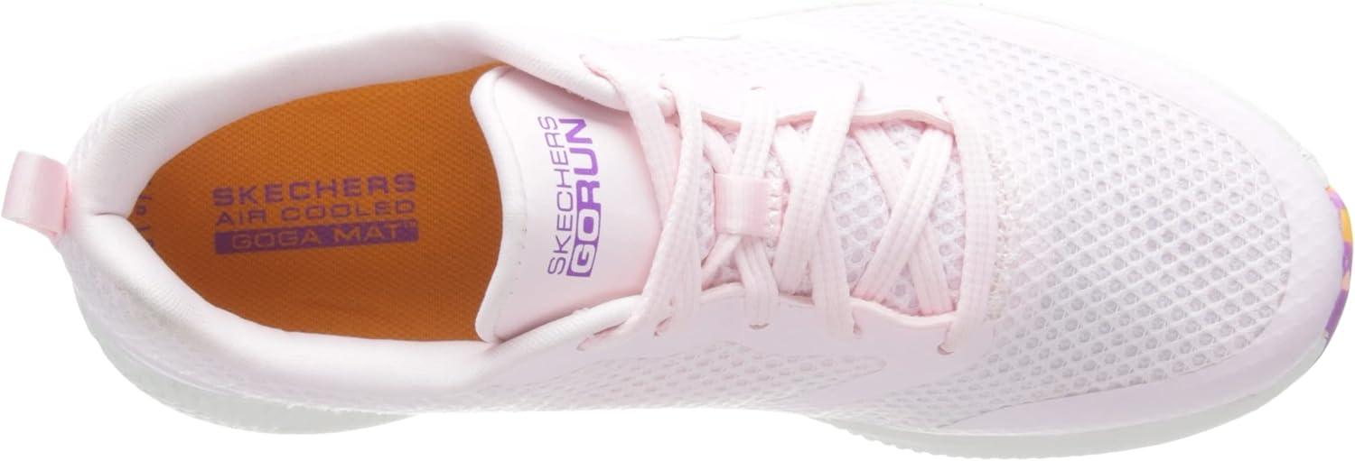 imageSkechers Womens Go Run Consistent SneakerPink Textile Purple Trim