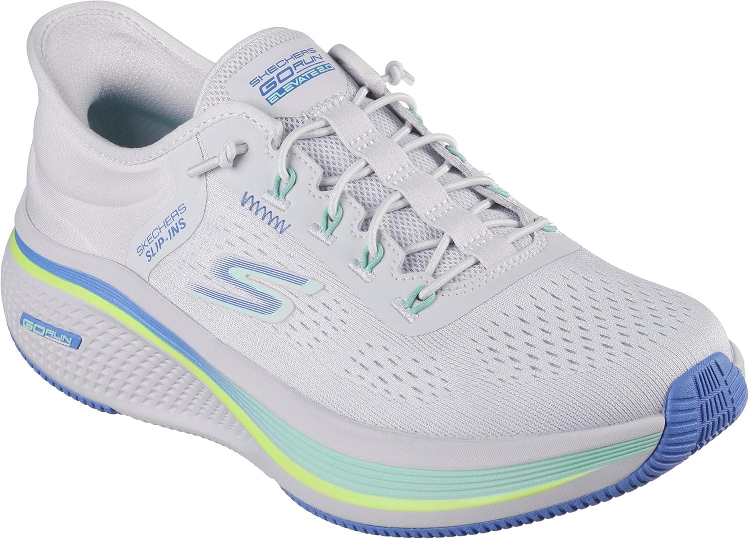 imageSkechers Womens Go Run Elevate 20 Banyan Hands Free SlipinsGrayBlue
