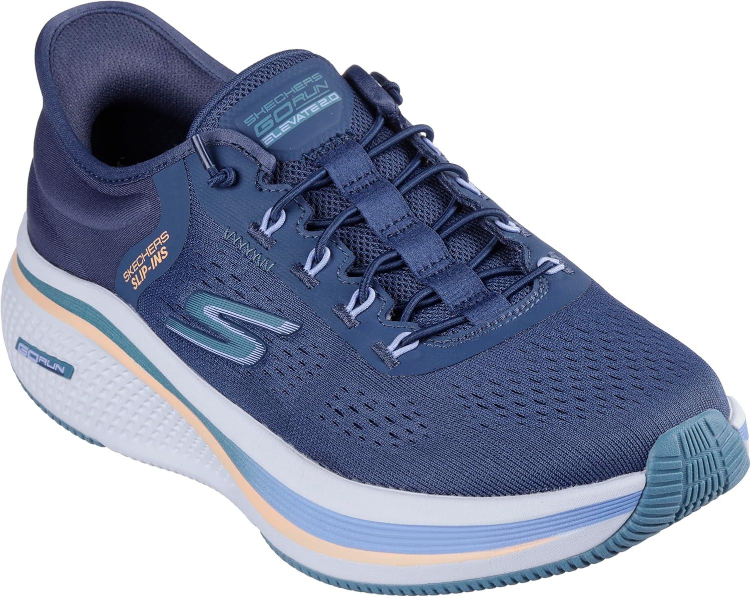 imageSkechers Womens Go Run Elevate 20 Banyan Hands Free SlipinsNavyTeal