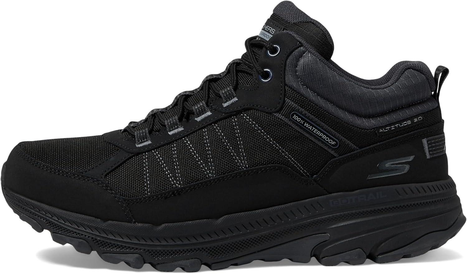 imageSkechers Womens Go Run Trail Altitude 20 Cold Creek WaterproofBlackCharcoal