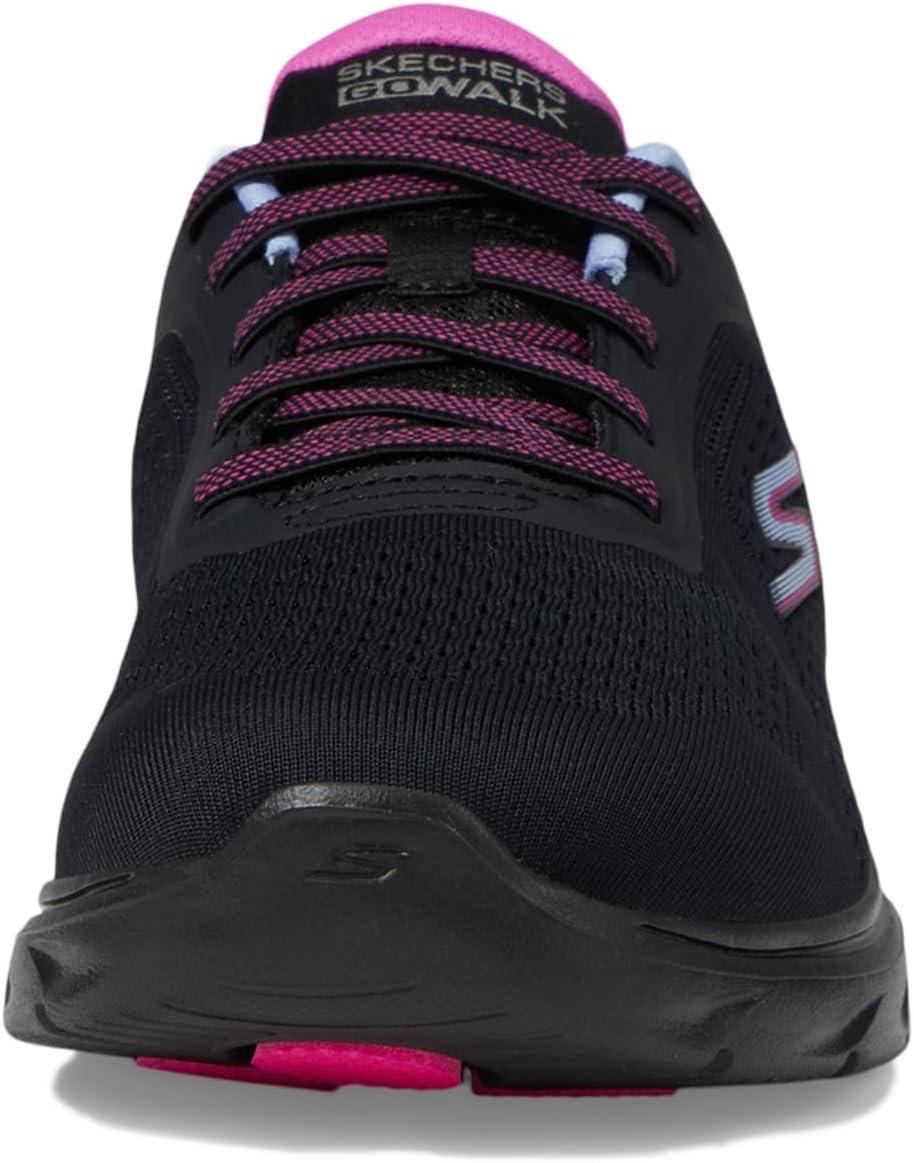 imageSkechers Womens Go Walk 7 Cosmic Waves Athletic Walking SneakerBlackMulti