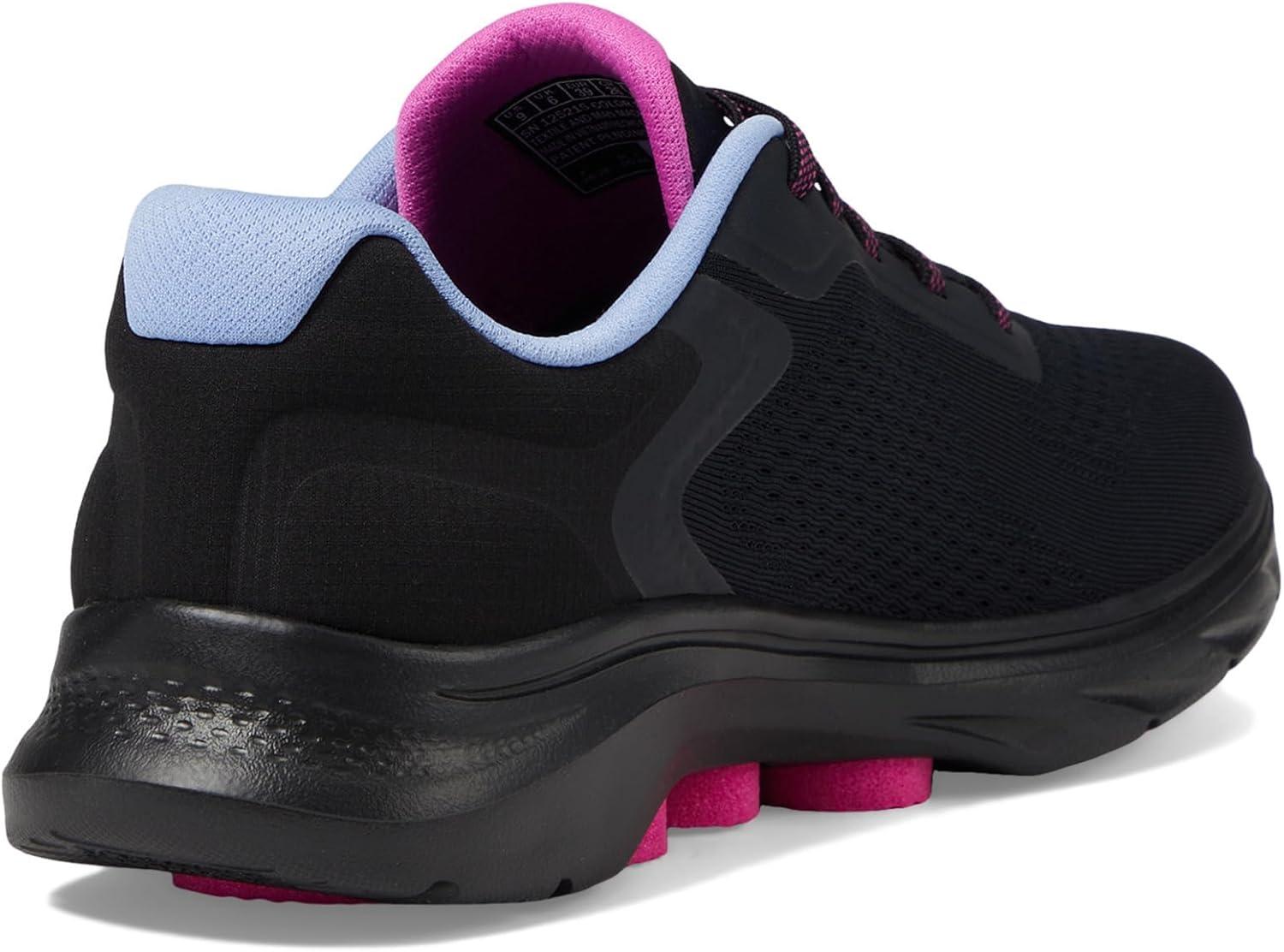 imageSkechers Womens Go Walk 7 Cosmic Waves Athletic Walking SneakerBlackMulti