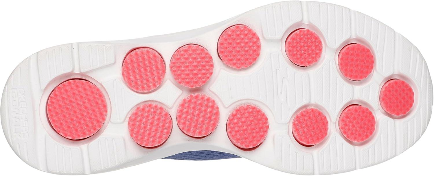 imageSkechers Womens Go Walk 7 Cosmic Waves Athletic Walking SneakerNavyCoral