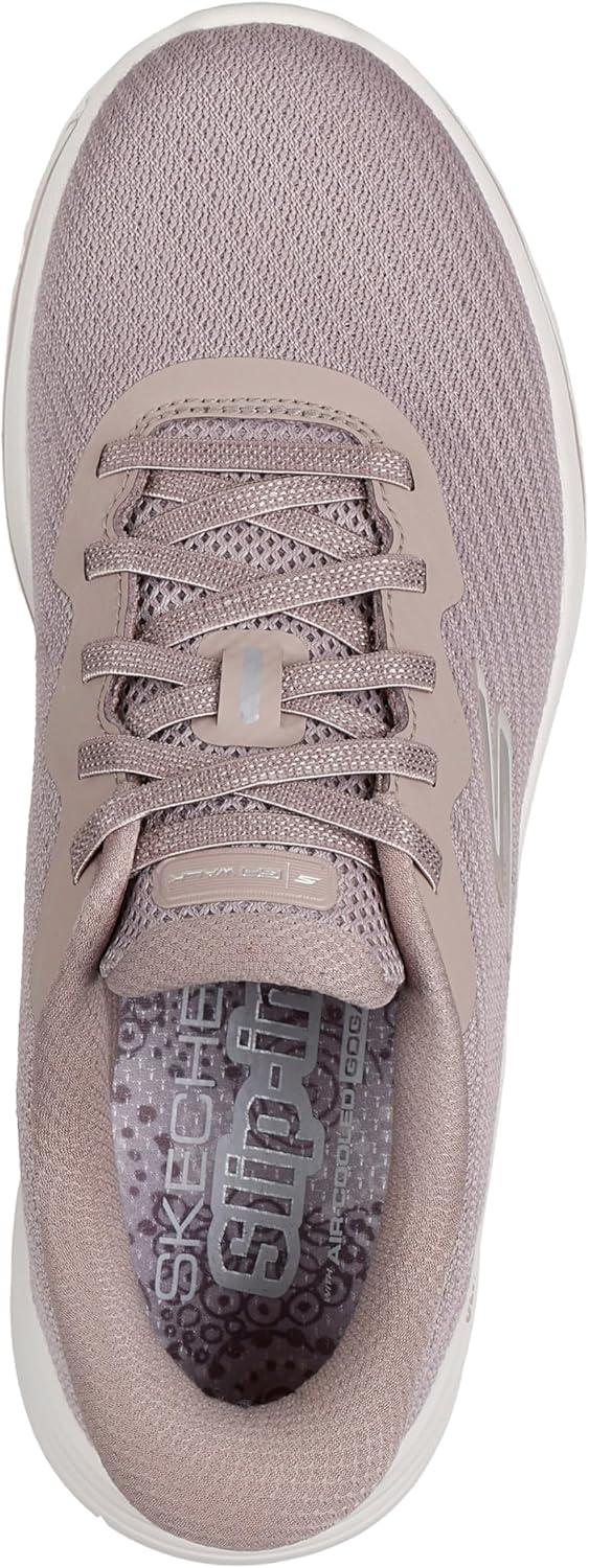 imageSkechers Womens Go Walk 8 Nadia Hands Free SlipinsTaupe