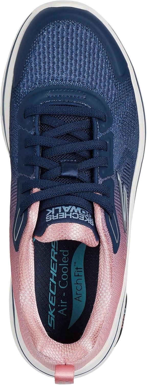 imageSkechers Womens Go Walk Arch Fit 20 BalinNavy Textile Pink Trim