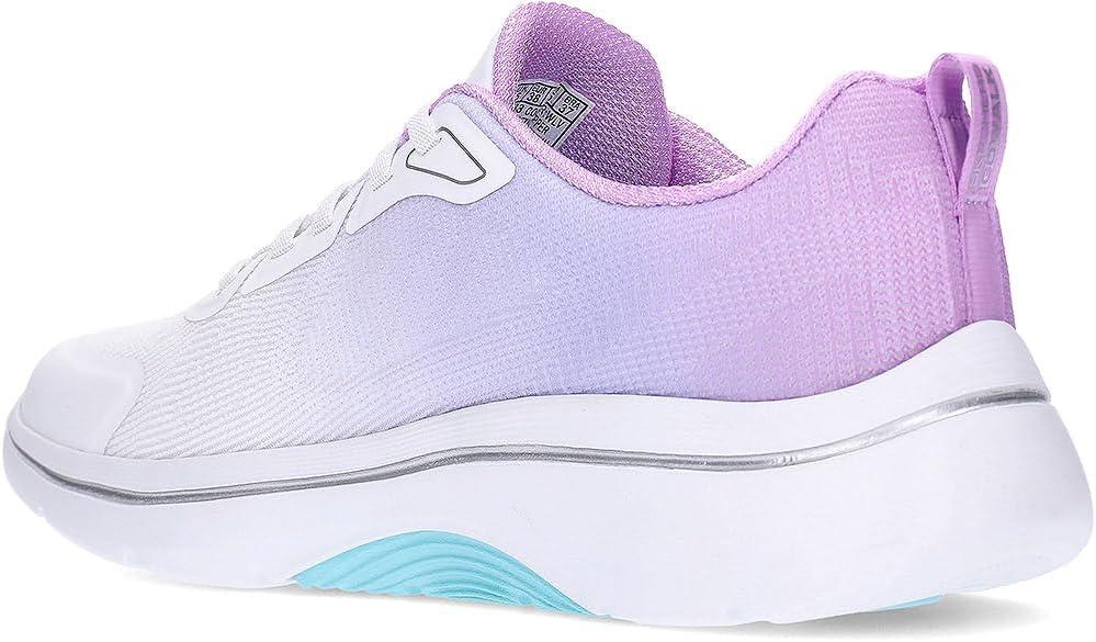 imageSkechers Womens Go Walk Arch Fit 20 BalinWhite Textile Lavender Trim