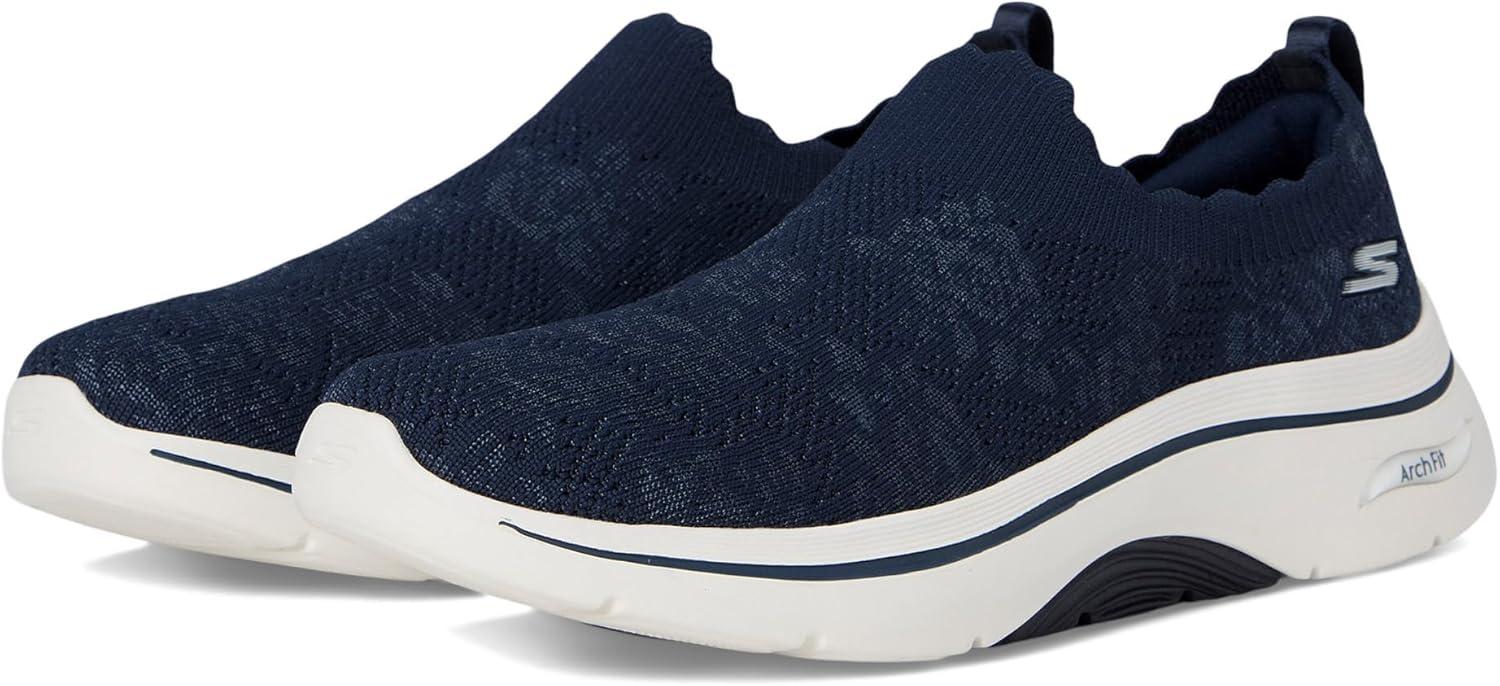 imageSkechers Womens Go Walk Arch Fit 20 Rosa LindaNavyWhite