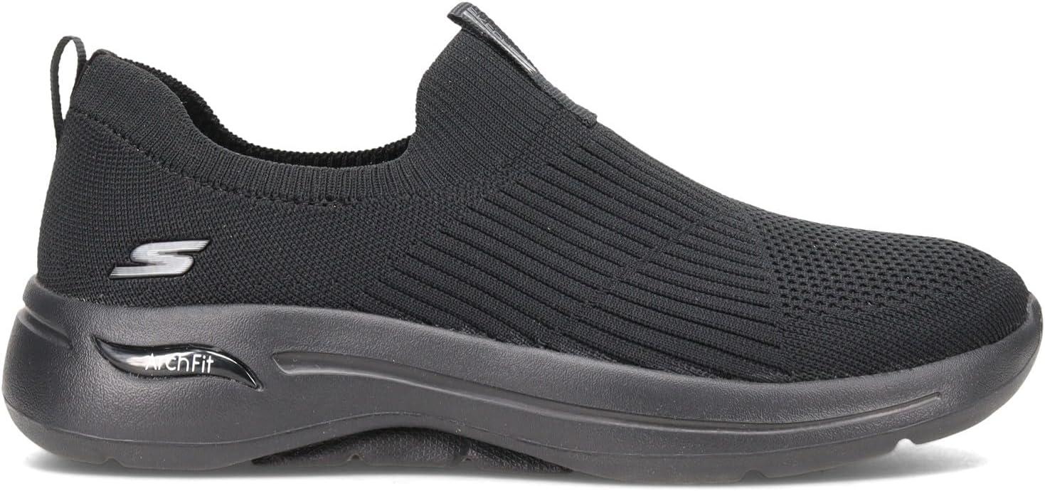 imageSkechers Womens Go Walk Arch Fit Iconic SneakerBlackBlack
