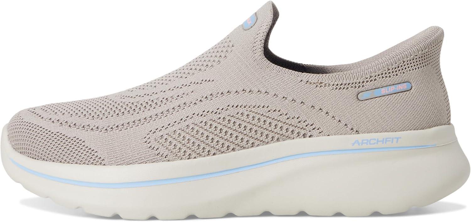 imageSkechers Womens Go Walk Arch Fit NJoy Arianne Hands Free Slipins SneakerTaupe