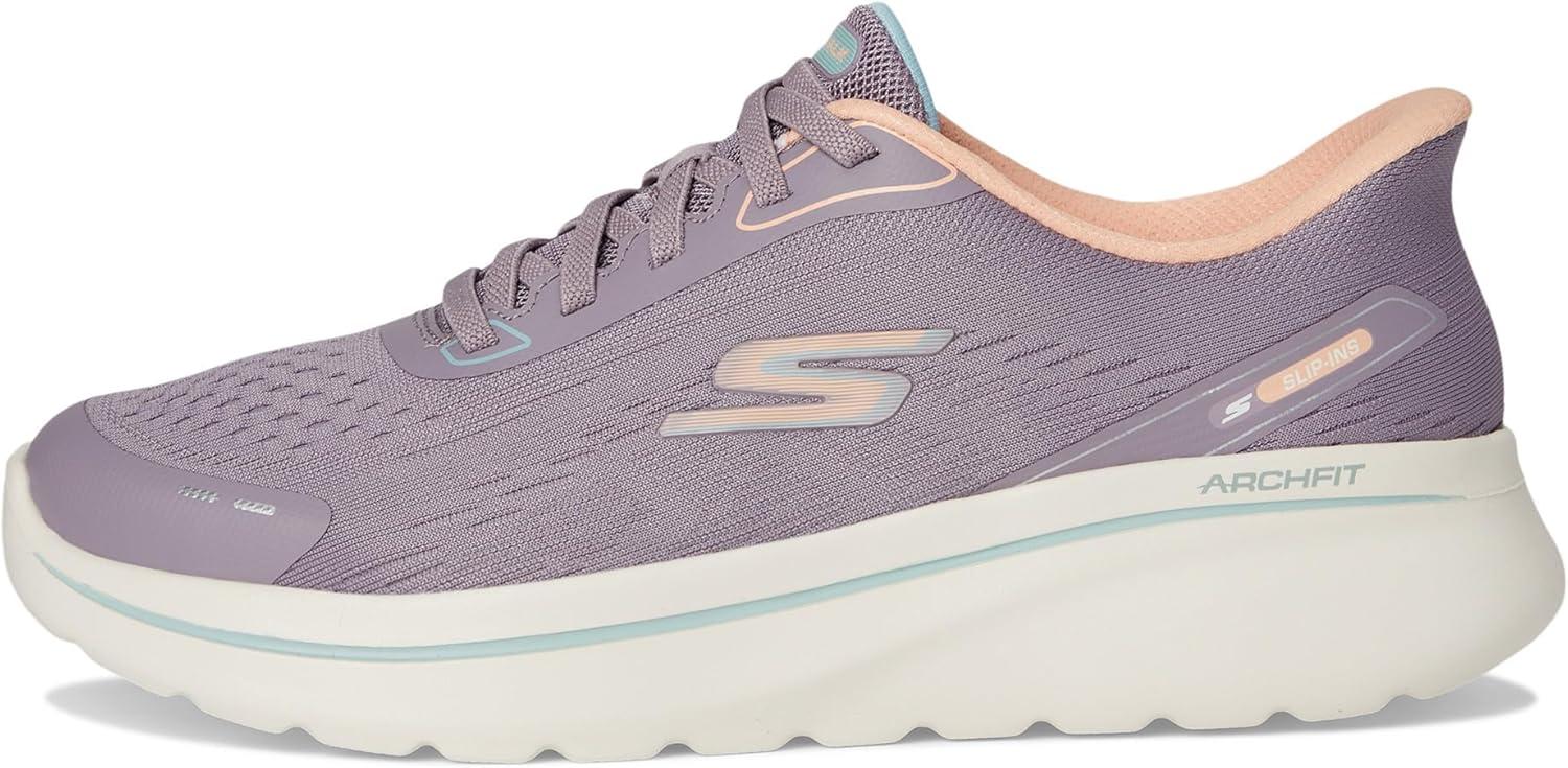 imageSkechers Womens Go Walk Arch Fit NJoy Emory Hands Free Slipins SneakerMauve
