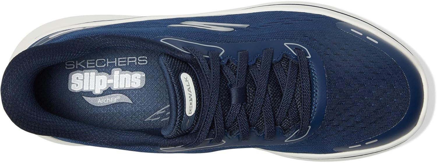 imageSkechers Womens Go Walk Arch Fit NJoy Emory Hands Free Slipins SneakerNavyWhite