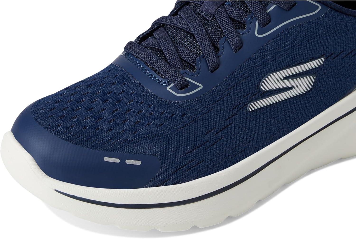 imageSkechers Womens Go Walk Arch Fit NJoy Emory Hands Free Slipins SneakerNavyWhite