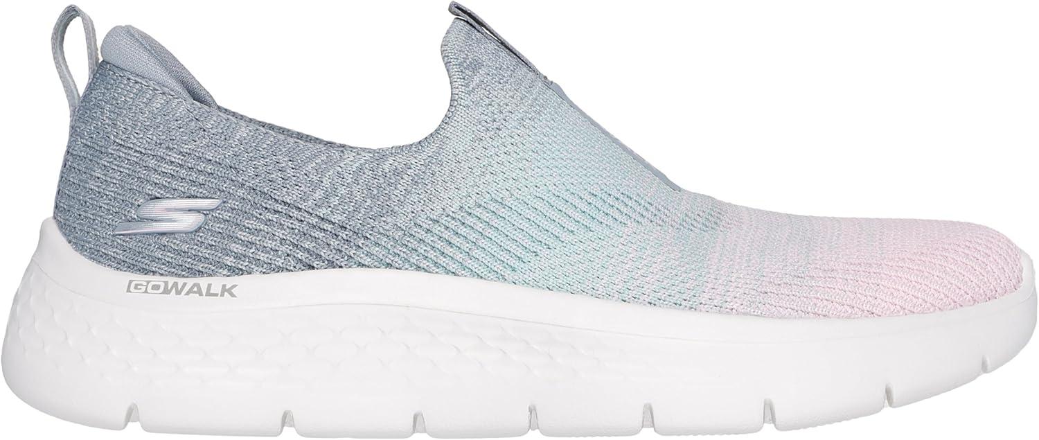 imageSkechers Womens Go Walk Flex Cali Sunset Walking ShoesGrayMulti