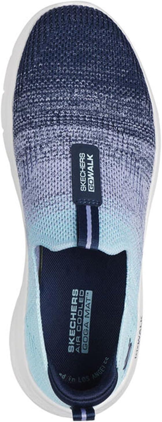 imageSkechers Womens Go Walk Flex Cali Sunset Walking ShoesNavyAqua
