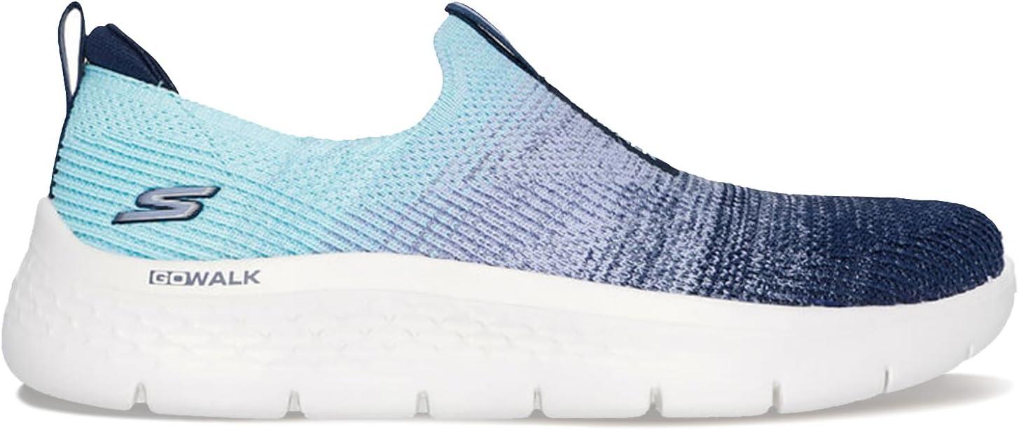 imageSkechers Womens Go Walk Flex Cali Sunset Walking ShoesNavyAqua