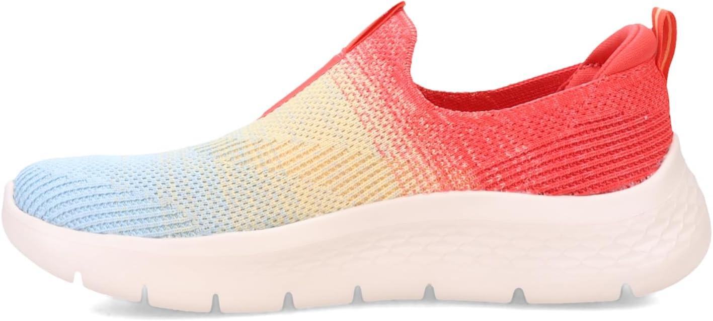 imageSkechers Womens Go Walk Flex Cali Sunset Walking ShoesRedmulti