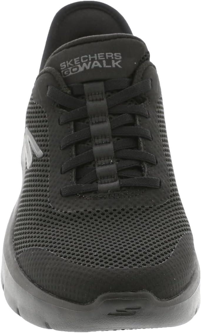 imageSkechers Womens Go Walk Flex Hands Free SlipinsGrand Entry SneakerBlack