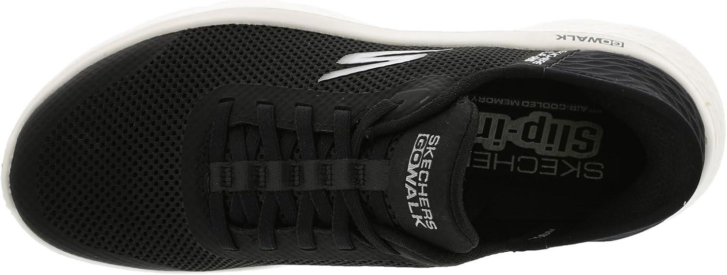 imageSkechers Womens Go Walk Flex Hands Free SlipinsGrand Entry SneakerBlackWhite