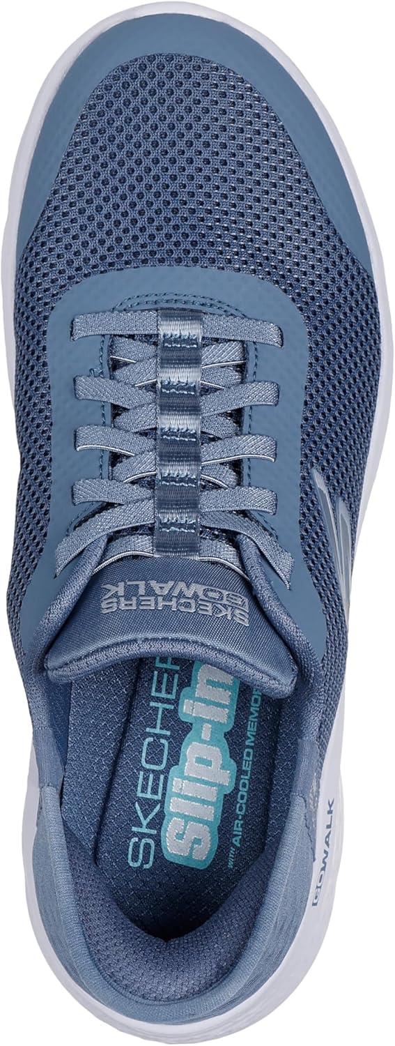 imageSkechers Womens Go Walk Flex Hands Free SlipinsGrand Entry SneakerBlue