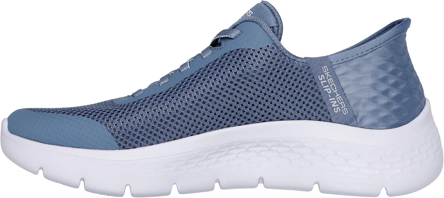 imageSkechers Womens Go Walk Flex Hands Free SlipinsGrand Entry SneakerBlue