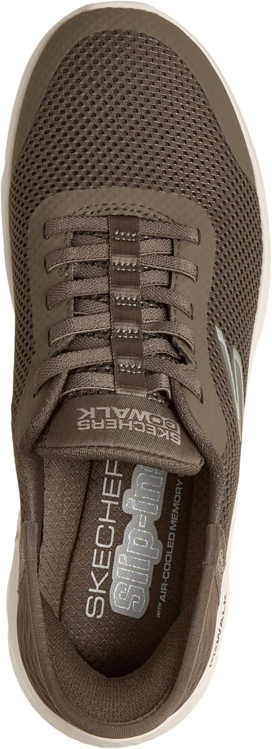 imageSkechers Womens Go Walk Flex Hands Free SlipinsGrand Entry SneakerBrown