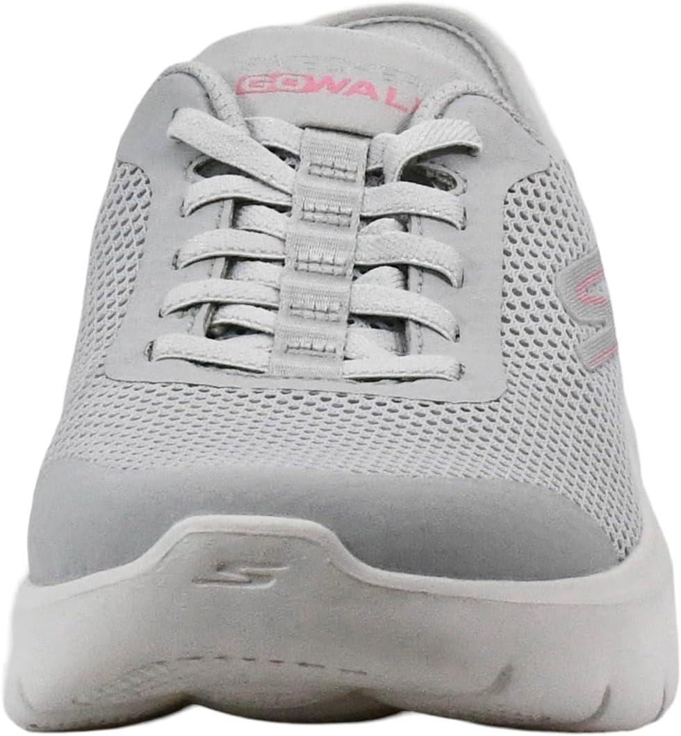 imageSkechers Womens Go Walk Flex Hands Free SlipinsGrand Entry SneakerGreyPink