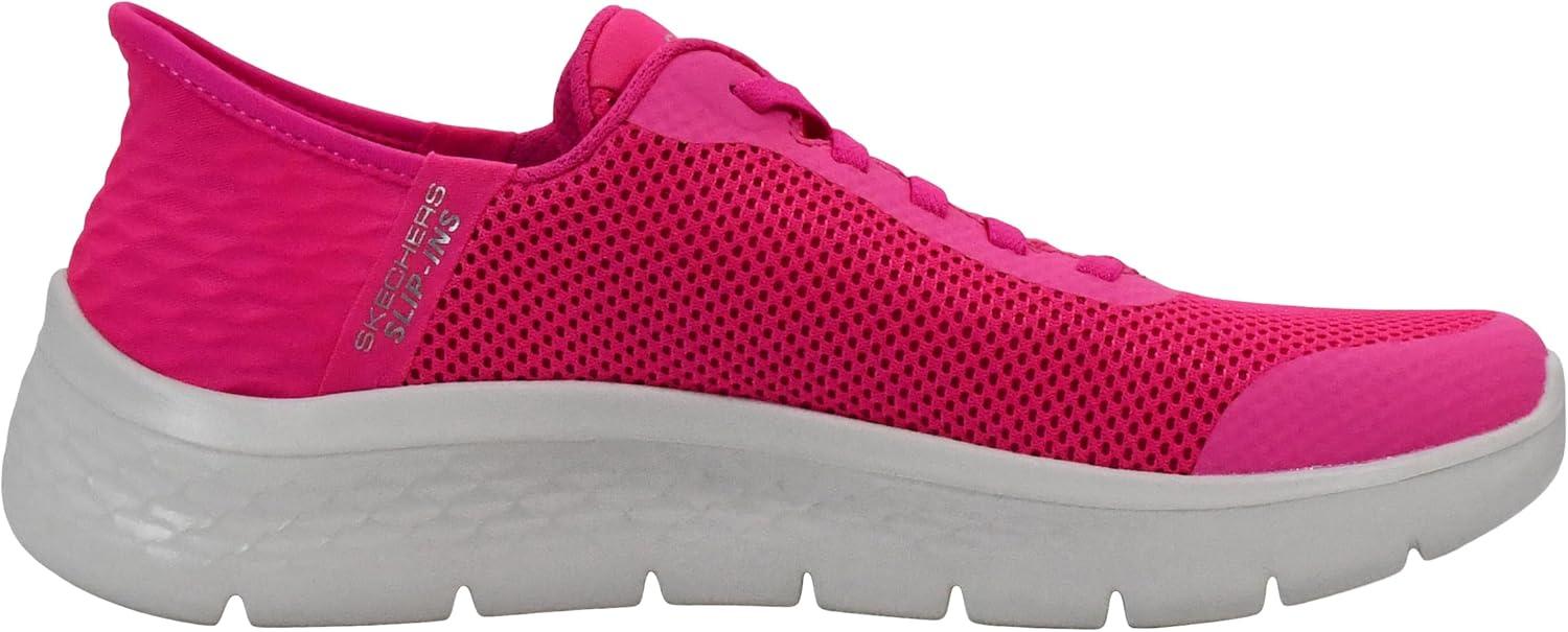 imageSkechers Womens Go Walk Flex Hands Free SlipinsGrand Entry SneakerHot Pink