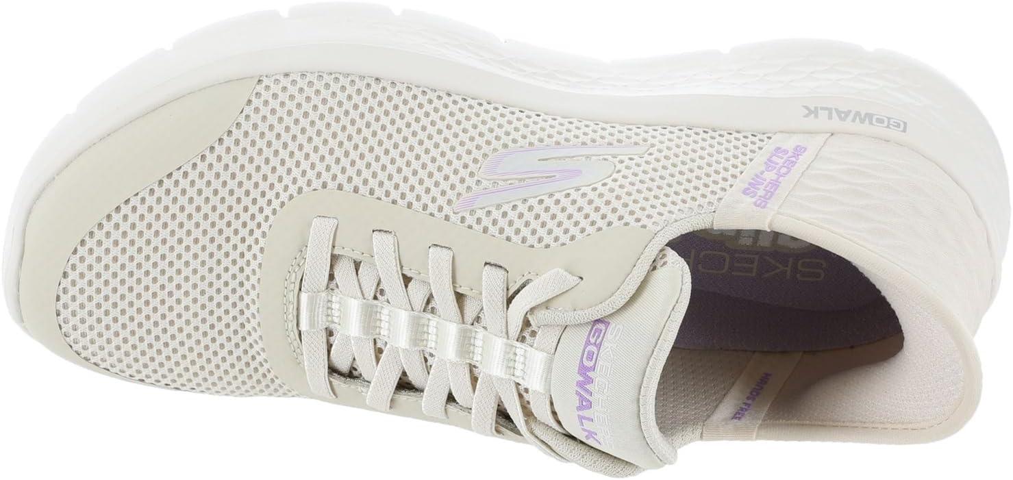 imageSkechers Womens Go Walk Flex Hands Free SlipinsGrand Entry SneakerOffwhite