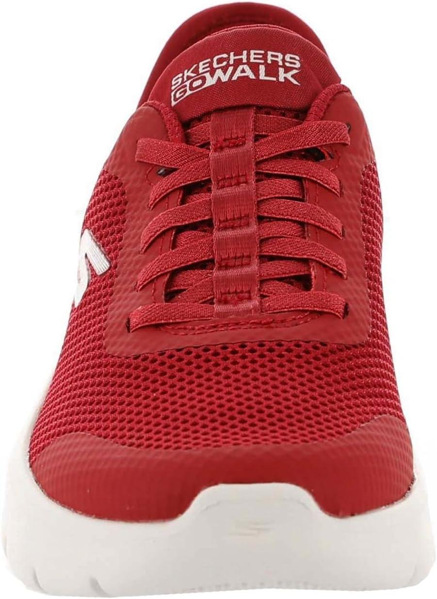 imageSkechers Womens Go Walk Flex Hands Free SlipinsGrand Entry SneakerRed