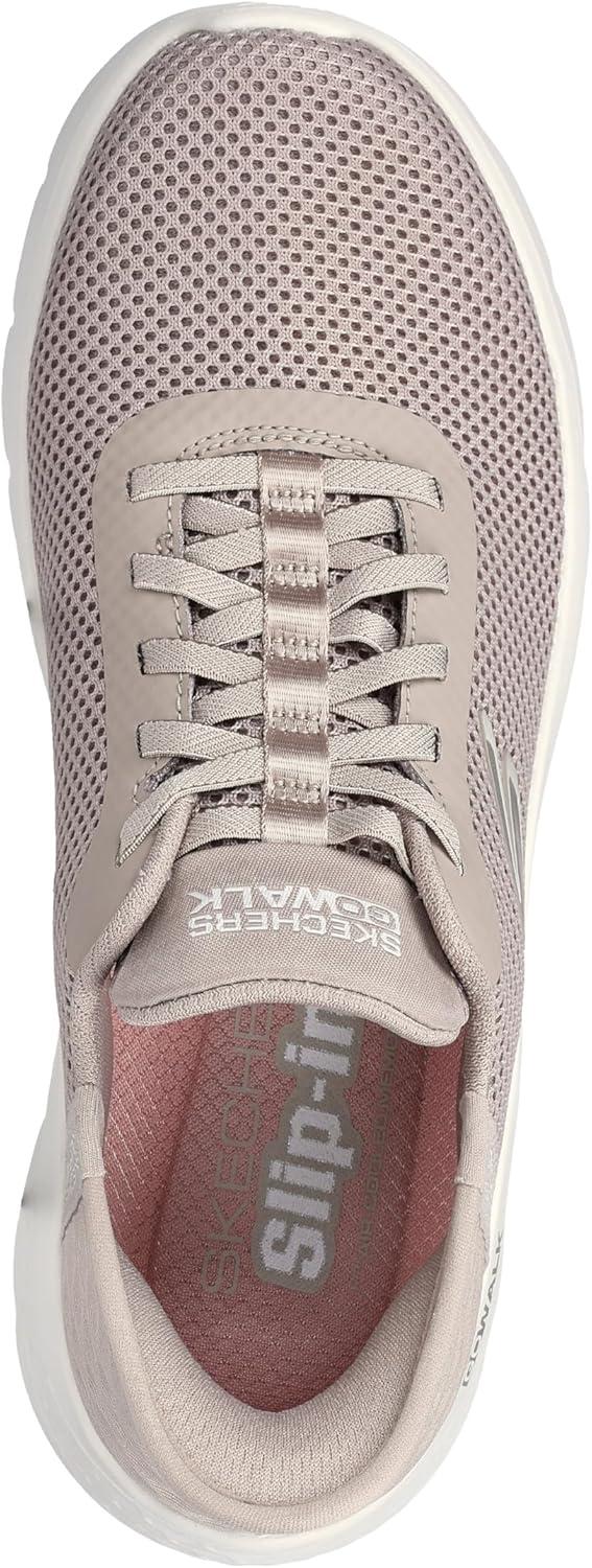 imageSkechers Womens Go Walk Flex Hands Free SlipinsGrand Entry SneakerTaupe