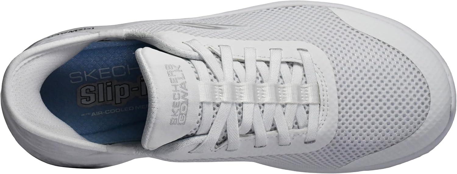 imageSkechers Womens Go Walk Flex Hands Free SlipinsGrand Entry SneakerWhite