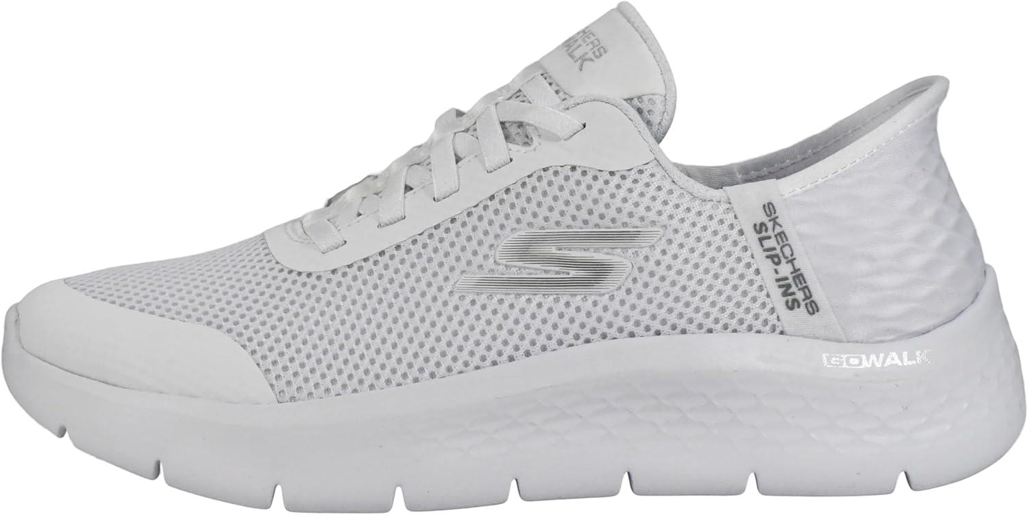 imageSkechers Womens Go Walk Flex Hands Free SlipinsGrand Entry SneakerWhite
