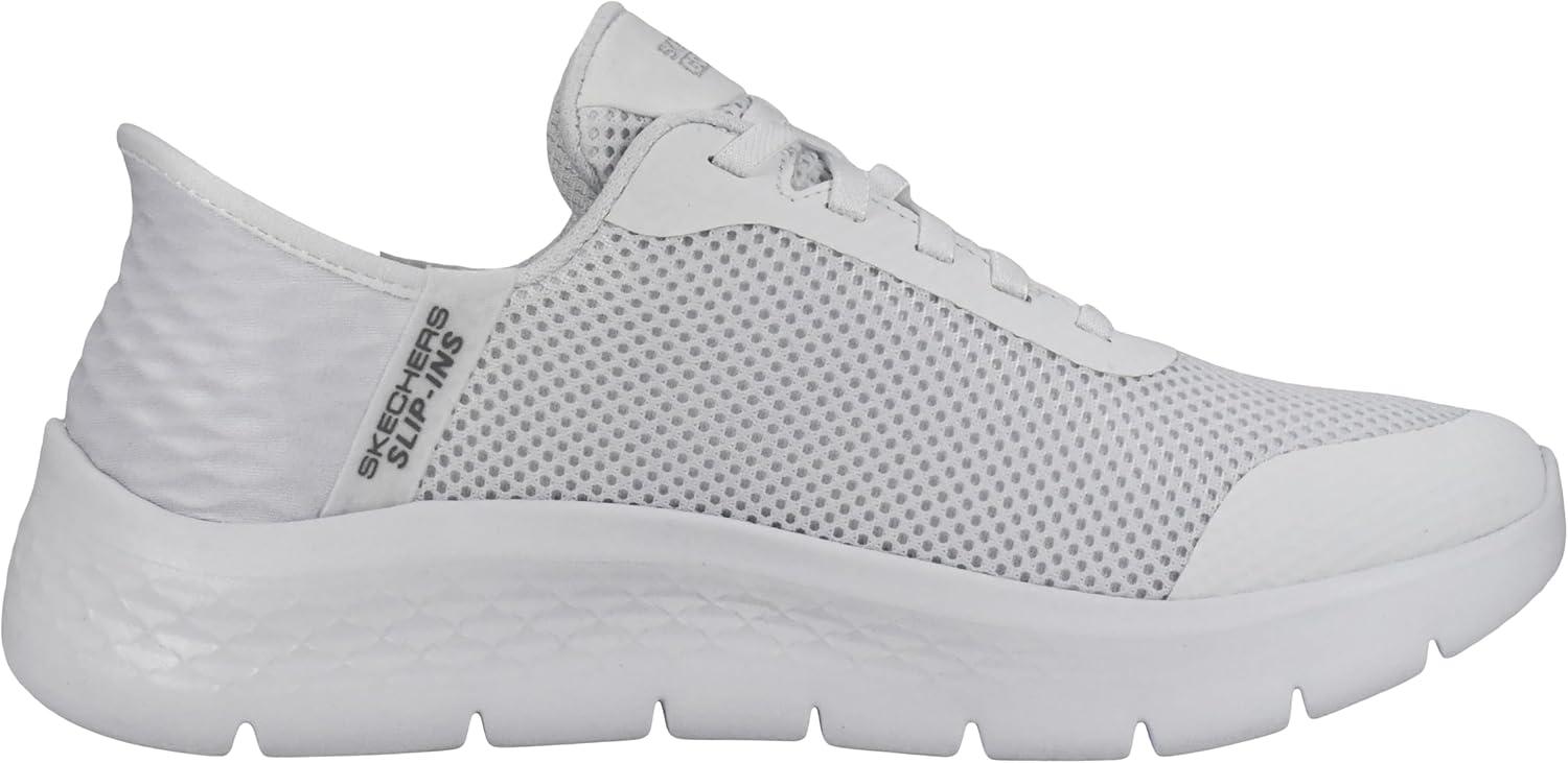imageSkechers Womens Go Walk Flex Hands Free SlipinsGrand Entry SneakerWhite