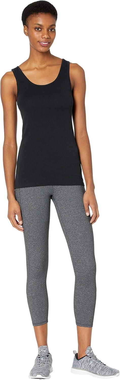 imageSkechers Womens Go Walk High Waisted 78 LeggingHeathered Gray