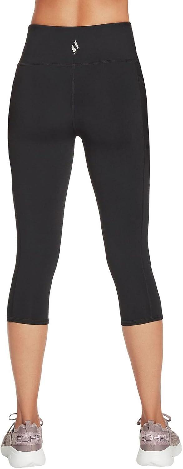 imageSkechers Womens Go Walk High Waisted CapriBold Black